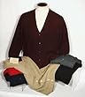 Men's Solid Links Cardigan Sweater