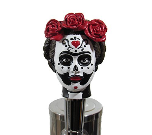Day Of The Dead Calavera Sports Bar Beer Tap Handle Kegerator Resin Zombie Breweriana