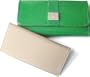 Liz Claiborne Patent Checkbook Wallet in Fern