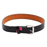 Fuchsia 2 Row Stud Genuine Leather Fashion Belt Girls S-XL (30-44 in)