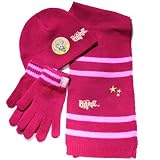 Childrens/Kids Bratz Hat, Gloves, Scarf Set