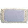 Bargoose Secure Corner Cotton Crib Sheet - Natural