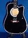 Mini Guitar JON BON JOVI Black Acoustic