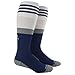 adidas Elite Traxion Soccer Socks, Collegiate Navy/White, Medium