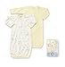 Gerber Brand 2 Pack Neutral Placket Front Gown 0-6 Months