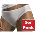 HERMKO 1031 5er Pack Damen Slip aus 100 % europ�ischer Baumwolle, zertifiziert nach �ko-Tex Standard 100, kochfeste Unterhose mit elastischem Abschluss