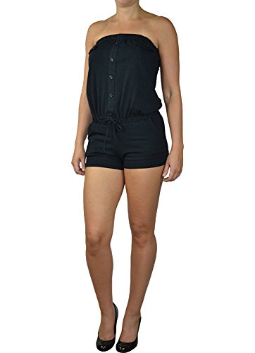 Alfa Global Women's Strapless Short Romper