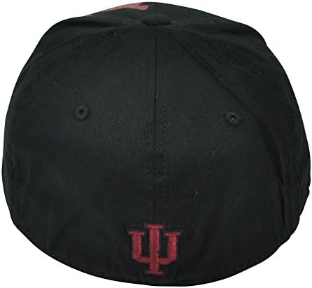 NCAA Indiana Hoosiers Top of the World Flex Fit Medium Large Flat Bill Hat Cap