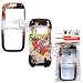 Black with Nail Red Love Hearts Tattoo Design Snap-On Cover Case Cell Phone Protector for LG Rumor / Scoop / UX-260 UX260 / LX-260 LX260