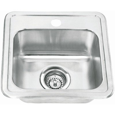 Stainless Steel Topmount Single Bar Sink