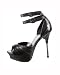 Tegan Snake Leather Banded Sandal