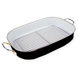 Calypso Basics 6-Quart Roaster with Rack, Azure