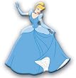Disney Princess Cinderella Wall Decor Sticker Art