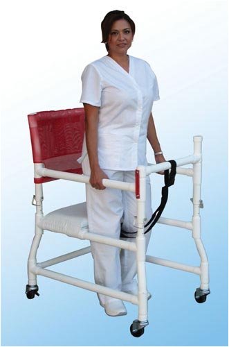 `Walker PVC w/Ht Adj Arms & Seat-Standard w/o Outriggers
