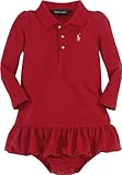 Ralph Lauren(ラルフローレン) 鹿の子ポロバブルワンピース(Red) 24M(18-24ヶ月) [並行輸入品] [Baby Product]