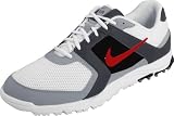 Nike Golf Men's Nike Air Range WP Golf Shoe,White/Sport Red/Dark Grey,11 M US