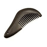 Hand Carved Boutique Fossil Designer Wood Prawn Hair Comb S