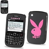 New Fashionable Perfect Fit Rubberized Protector Skin Cover (Faceplate/Snap On) Cell Phone Case for RIM Blackberry Curve 8530 Sprint,Verizon,U.S. Cellular,Alltel - Playboy (Licensed Products)
