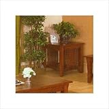 Mission Style End Table in Medium Oak