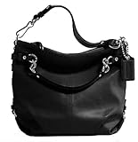 IMAGE OF Authentic Coach Pebble Leather Brooke Large Hobo Bag 16618 Black