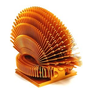 Cosmos Gold color northbridge aluminum heatsink with tools for desktop PC+Free Cosmos cable tie