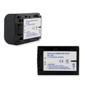 SONY NP-FV30, 50 7.2V 825mAh Battery