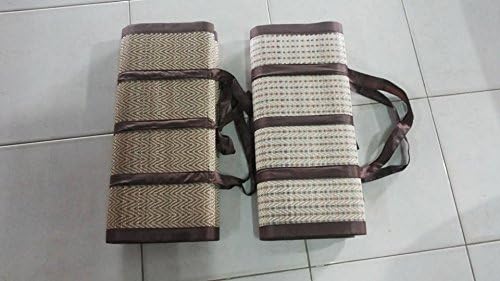 Reed Mat Size 90x200 cm.Beautiful Thai Handmade Sedge Basketry Reed Portable Mat - Picnic, Meditation, Rest, Garden, Thai Souvenir Product of Thailand