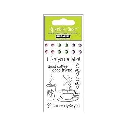 Coffee Sparkle Clear Stamps (Hero Arts) CL187