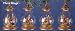 Fontanini Lighted Topper Nativity Three Kings Drydome Christmas Ornament #56204