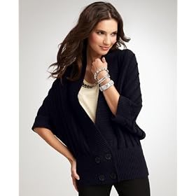 Buy Ann Taylor Ladies Dark Navy Cocoon Sleeve Cardigan
