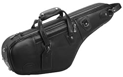 Reunion Blues Alto Saxophone Bag, Black Leather