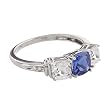 FOJO's 10K Tanzanite & White Sapphire Diamond Ring