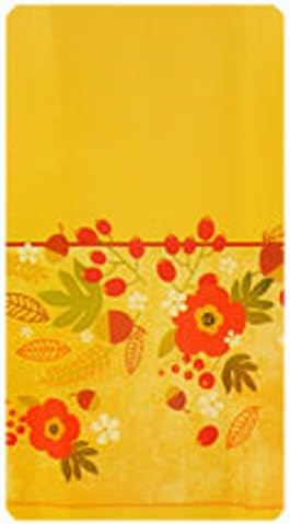 Thanksgiving Fall Harvest Autum Decorative Table Cover 54 in X 108 In (Autumn Blossoms)