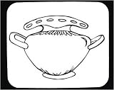 Mouse Pad with black and white , Greece, craft, pot, vase, Europe, decorative, art, handle, earthenware, jar, urn, design