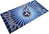 NFL Tennessee Titans Sunburst Fiber Reactive Beach / Bath Towel
