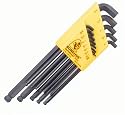 Bondhus 16537 Set of 13 Balldriver Stubby L-wrenches, sizes .050-3/8-Inch