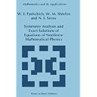 Click here to buy Symmetry Analysis and Exact Solutions of Equations of Nonlinear Mathematical Physics... by W.I. Fushchich, W.M. Shtelen, and N.I. Serov.