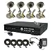 CIB R401H60W500G8752 4CH Security Surveillance DVR Four CCD Bullet Cameras KIT. Eagleeyes Software