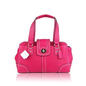 COACH Hamilton Carryall Handbag Satchel Purse in Mahogany Leather F13961