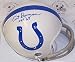Art Donovan Autographed/Hand SignedBaltimore Colts Throwback 2 bar Mini Helmet HOF 68 inscription