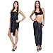 1 World Sarongs Womens Smoked Swimsuit Cover-Up Sarong in your choice of color