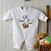 Little Tool Guy Personalized Fleece Baby Romper