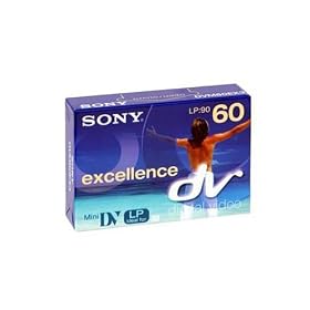 Sony DVM60EX2 MiniDV Cassette (DVC) Excellence Series 60 Minute (Single) by Sony