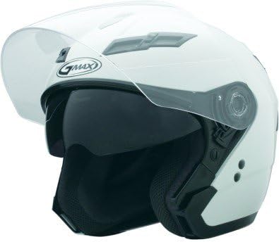 Gmax GM67S Open Face Helmet Pearl White