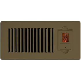 Vent-Miser 91664-BR Programmable Enery Saving Vent, 4-by-10-Inches, Brown