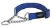 Rogz Reflective 3/4-Inch Fanbelt Dog Choker, Medium to Large, Blue