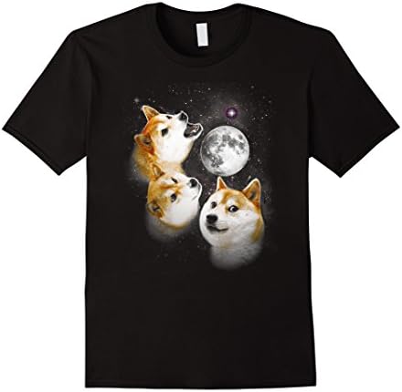 Men's Doge Three Doge Moon Medium Black