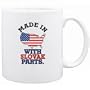 New " Made In U.S.A. , ... With Slovak Parts " Slovakia Mug Country