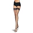 Leg Avenue Women's Fishnet Stockings  with Stay Up Lace Top #9201
