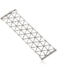 Lucky Brand Silver Large Metal Beaded Bracelet, 7.25"